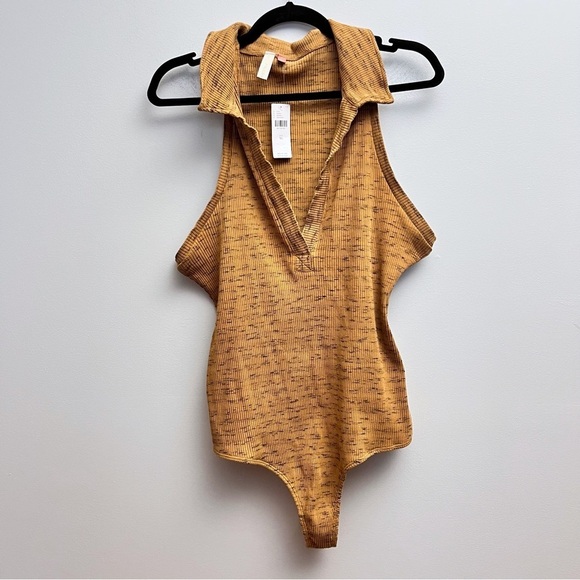 Anthropologie Pilcro Sleeveless Polo Top Bodysuit - Picture 4 of 8